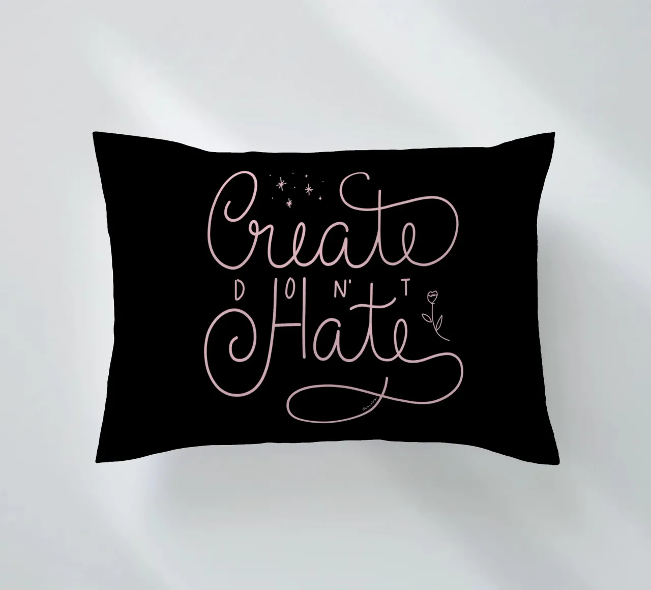 Create don't Hate cuscino da anisillustration