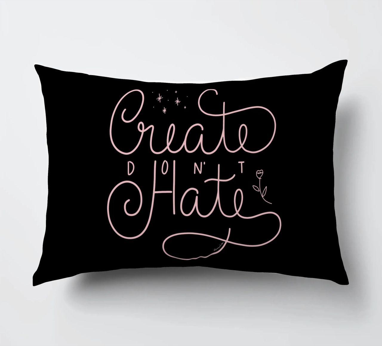 Create don't Hate cuscino da anisillustration