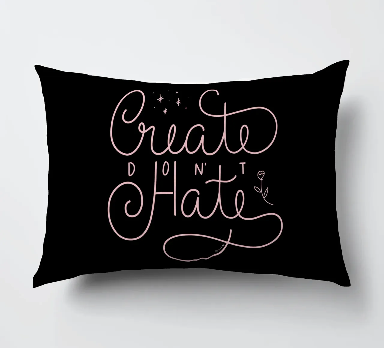 Create don't Hate coussin de anisillustration
