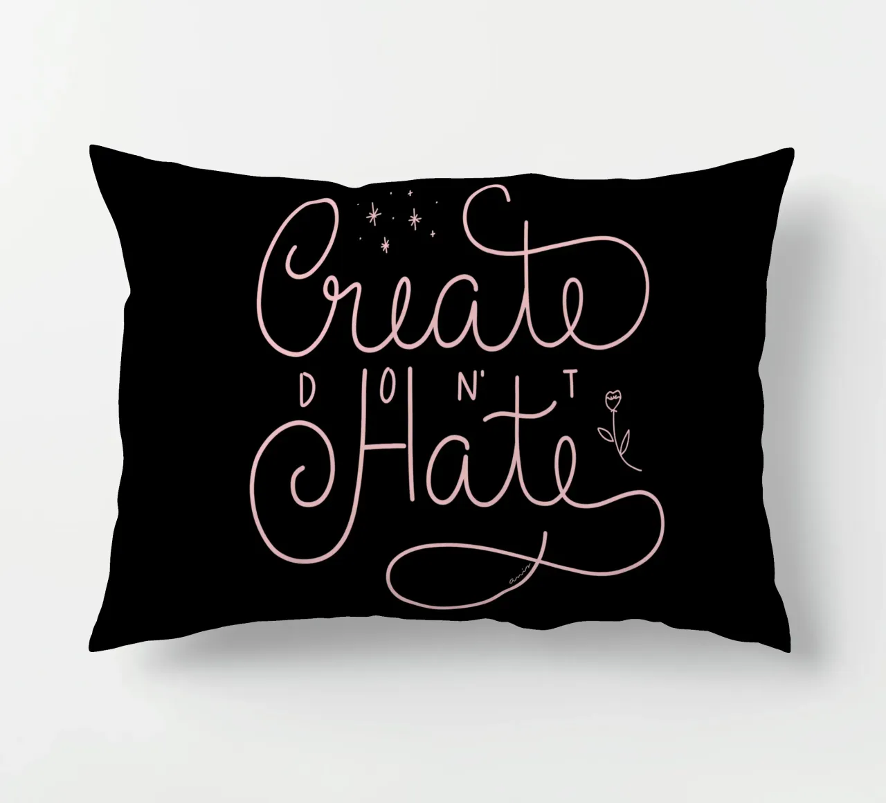 Create don't Hate cuscino da anisillustration