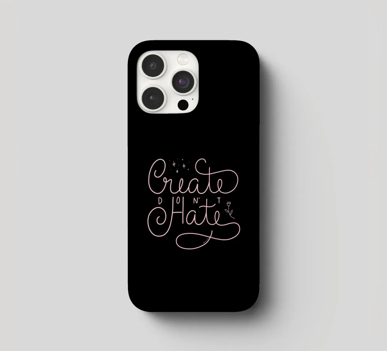 Create don't Hate cover iphone da anisillustration