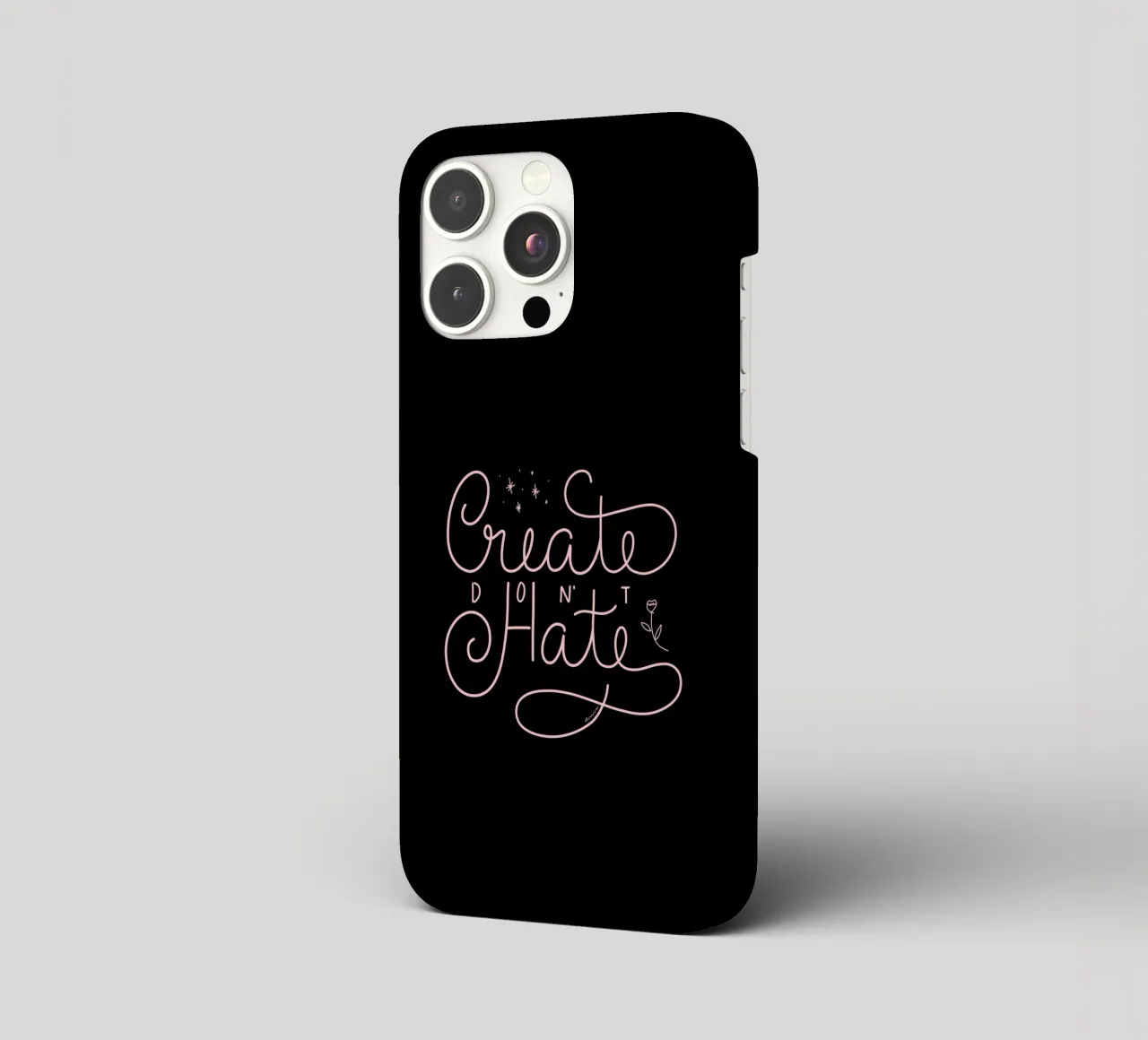Create don't Hate cover iphone da anisillustration