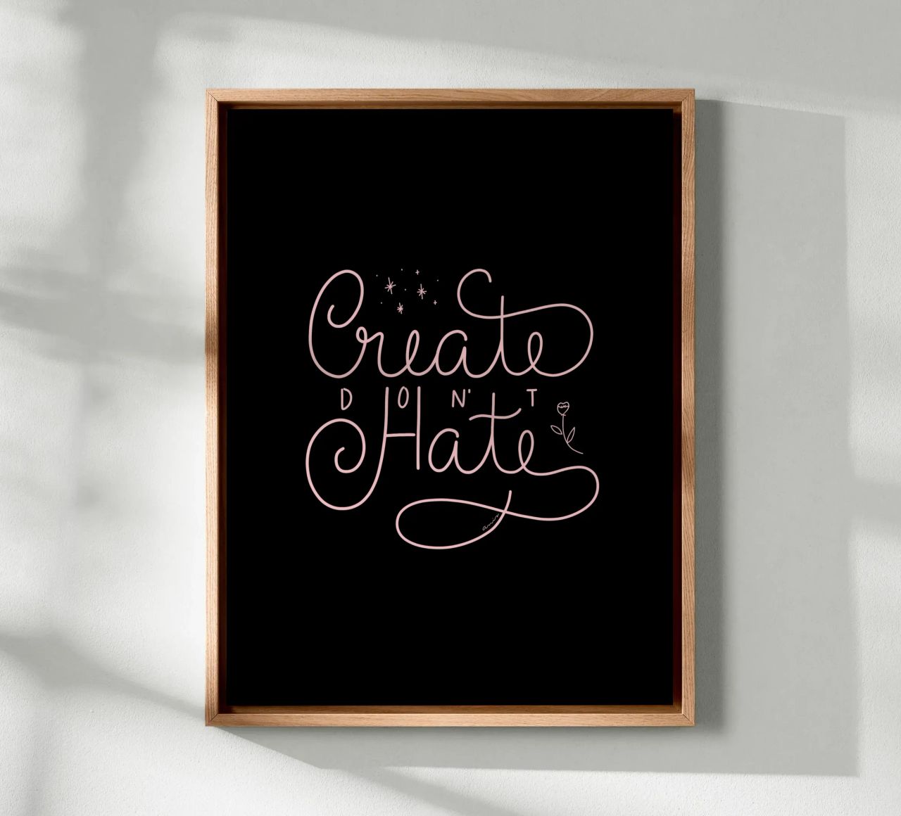 Create don't Hate tela da anisillustration