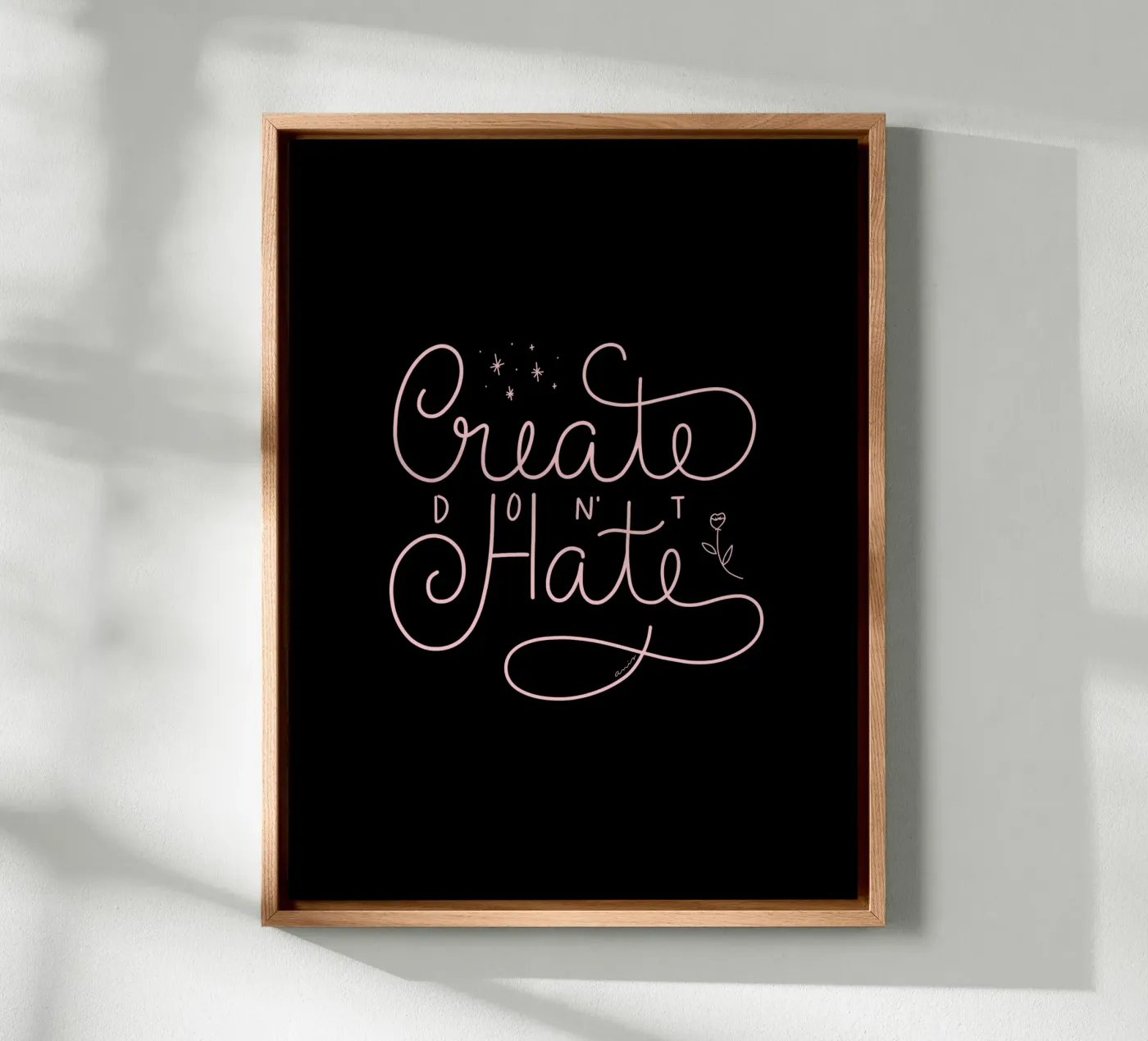 Create don't Hate toile de anisillustration