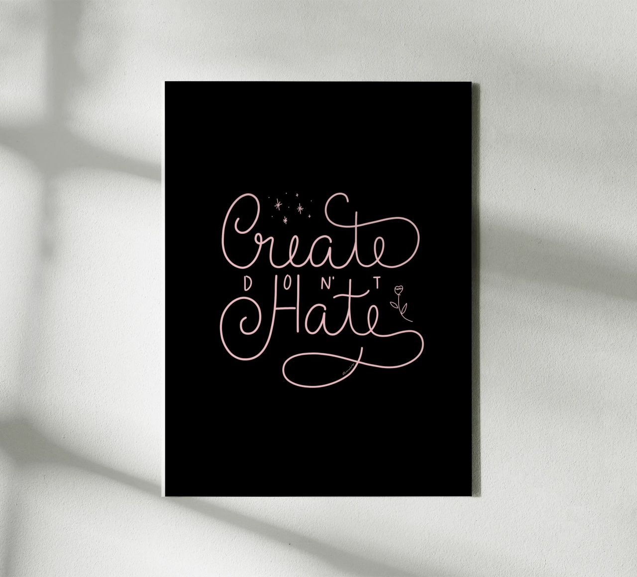 Create don't Hate tela da anisillustration