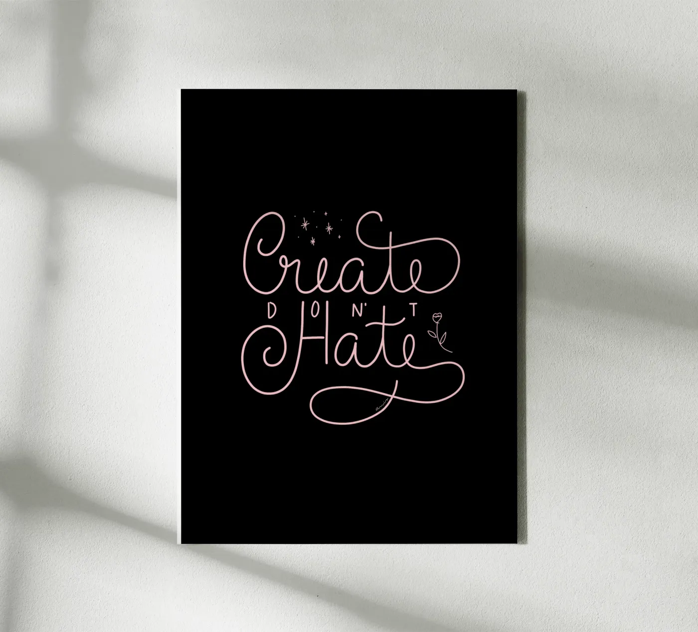 Create don't Hate toile de anisillustration