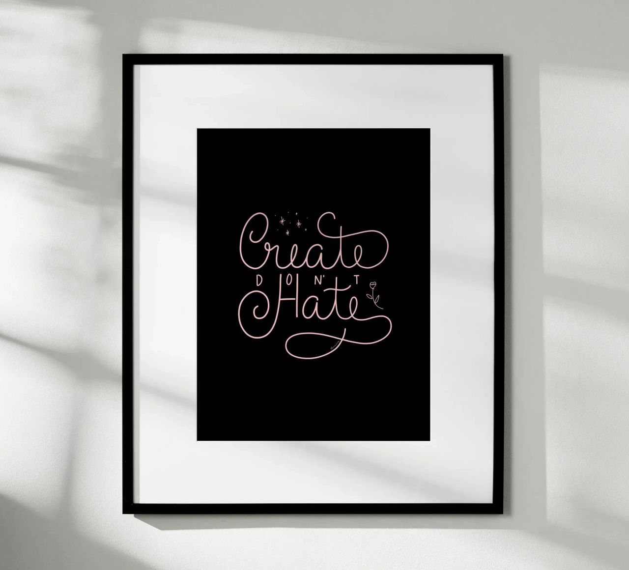 Create don't Hate carta hahnemühle da anisillustration