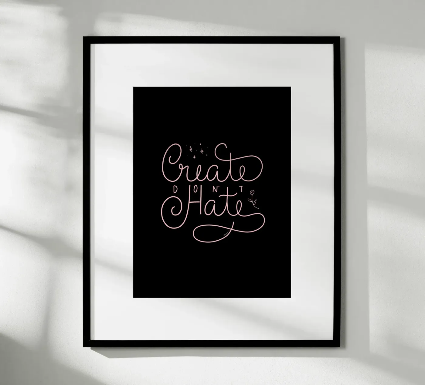 Create don't Hate poster by anisillustration