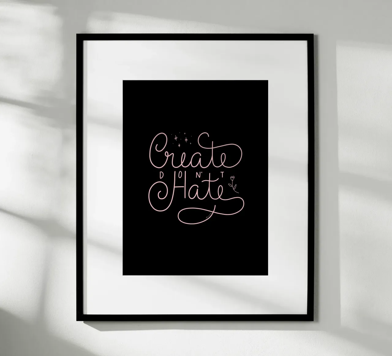 Create don't Hate poster da anisillustration