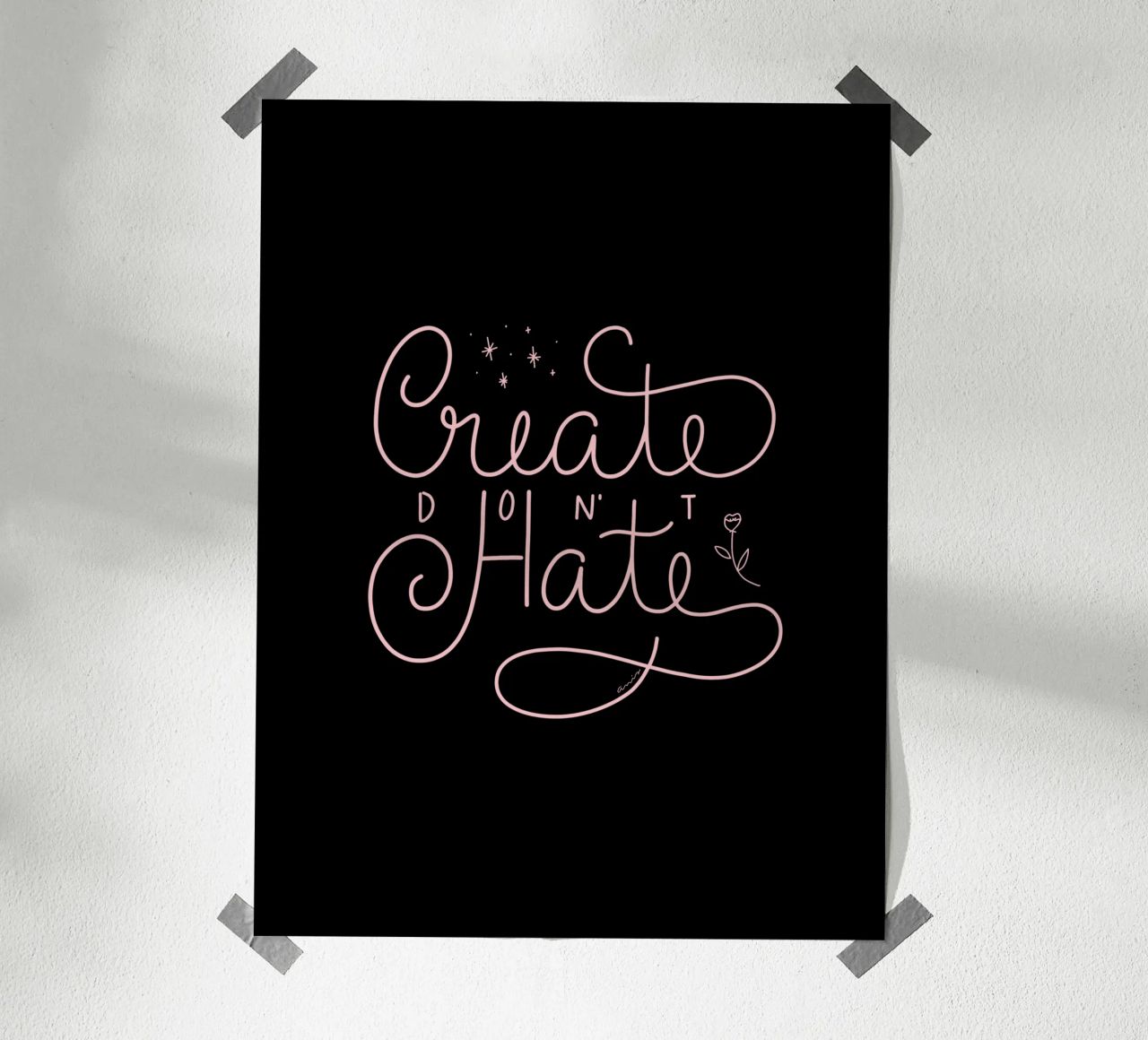 Create don't Hate carta hahnemühle da anisillustration