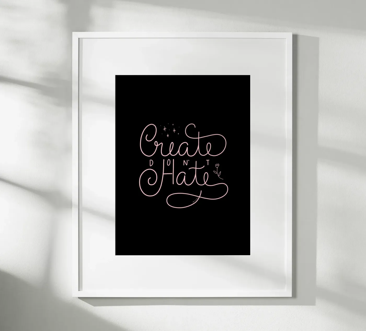 Create don't Hate poster by anisillustration