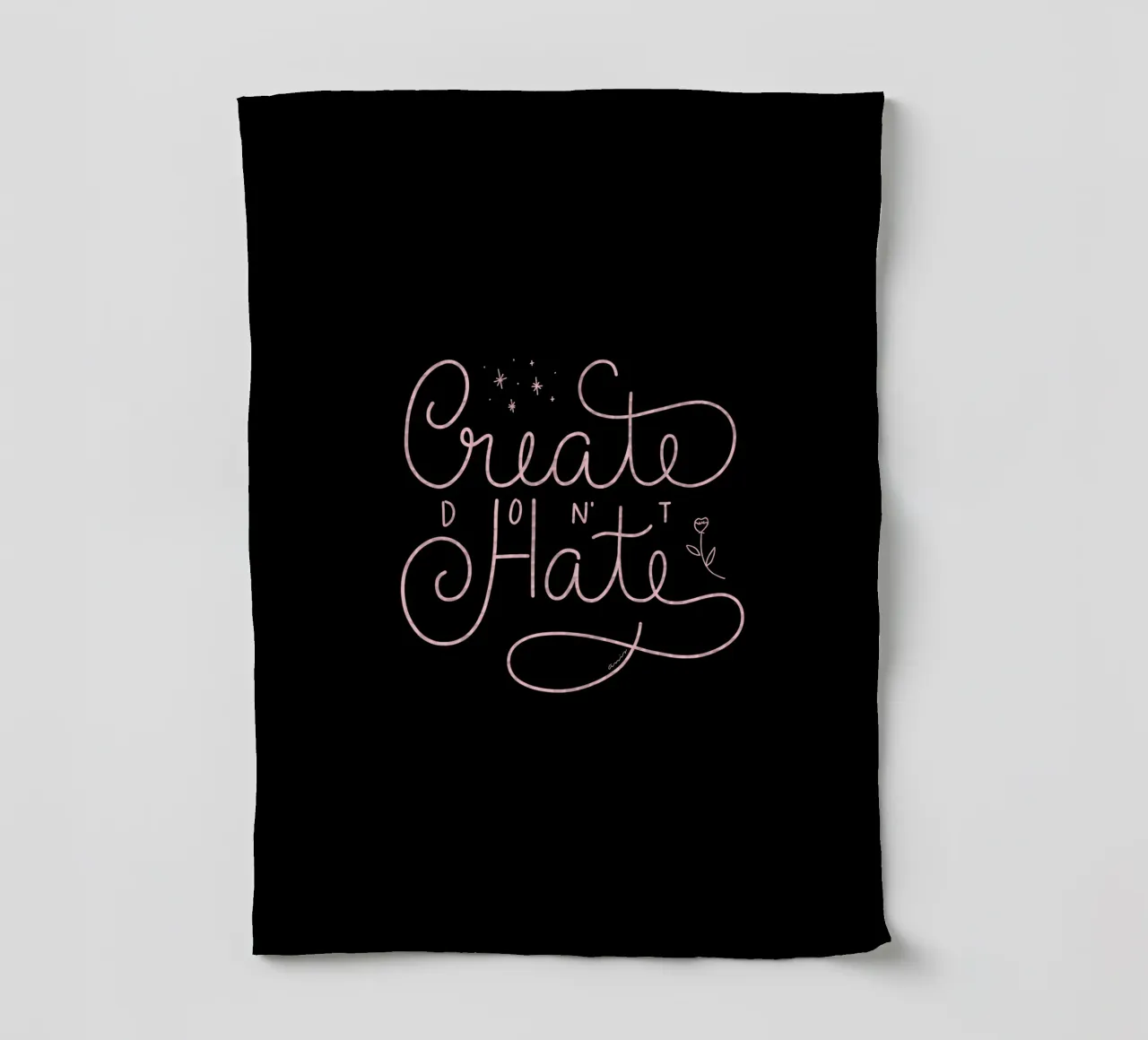 Create don't Hate Geschirrtuch von anisillustration