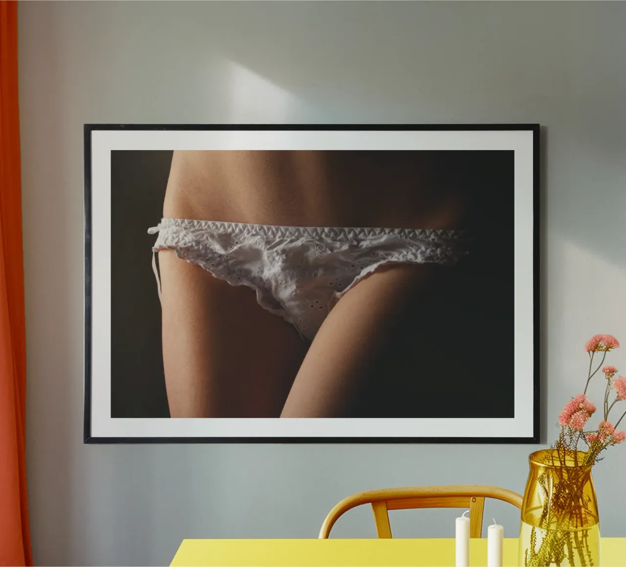 Belle mutandine 2 poster con telaio in alluminio da Dave Hare Photography