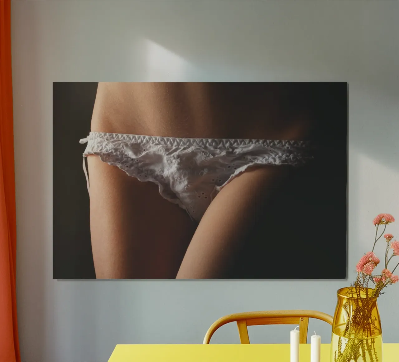 Belle mutandine 2 poster con telaio in alluminio da Dave Hare Photography
