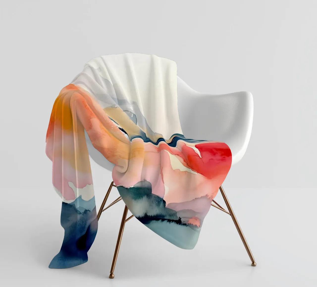 Bergflüstern Fleecedecke von DaarbyN