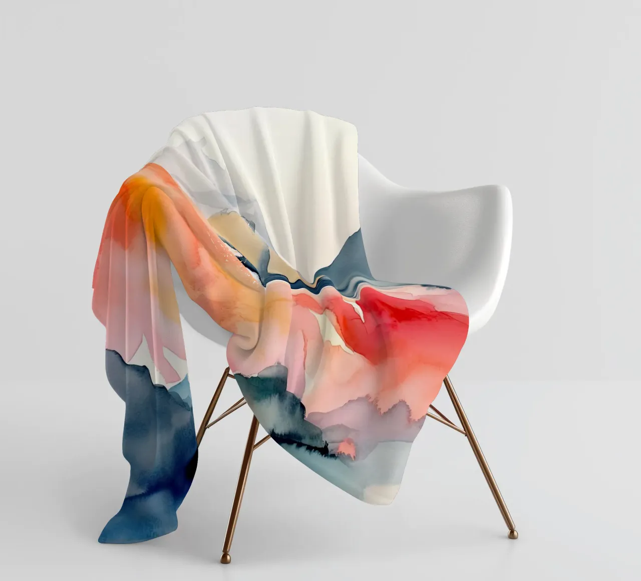 Bergflüstern Fleecedecke von DaarbyN