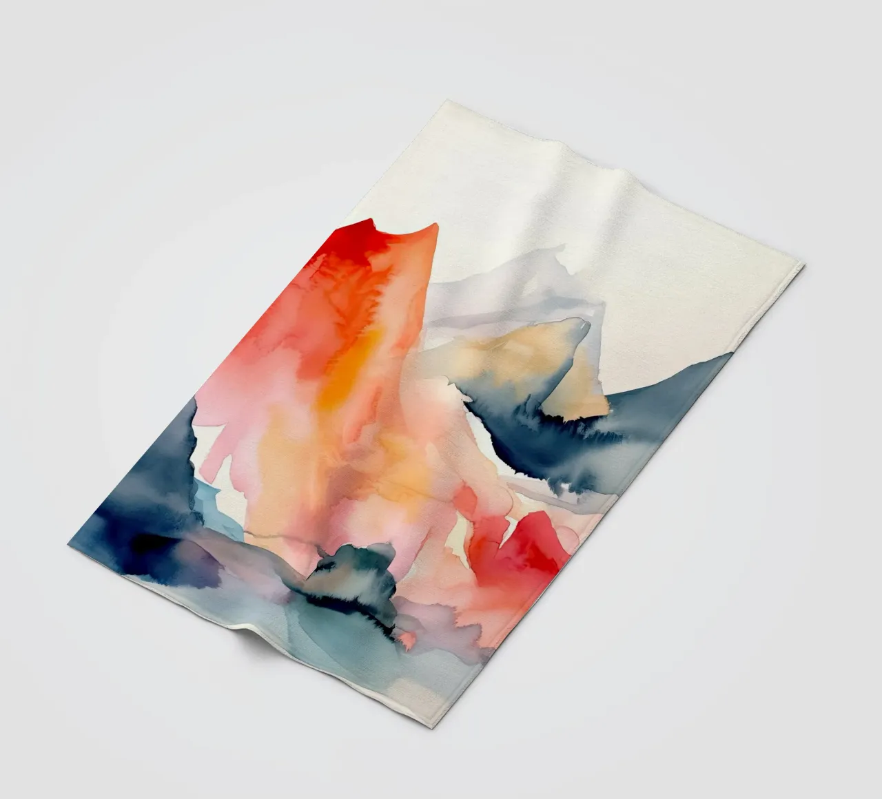 Bergflüstern Fleecedecke von DaarbyN