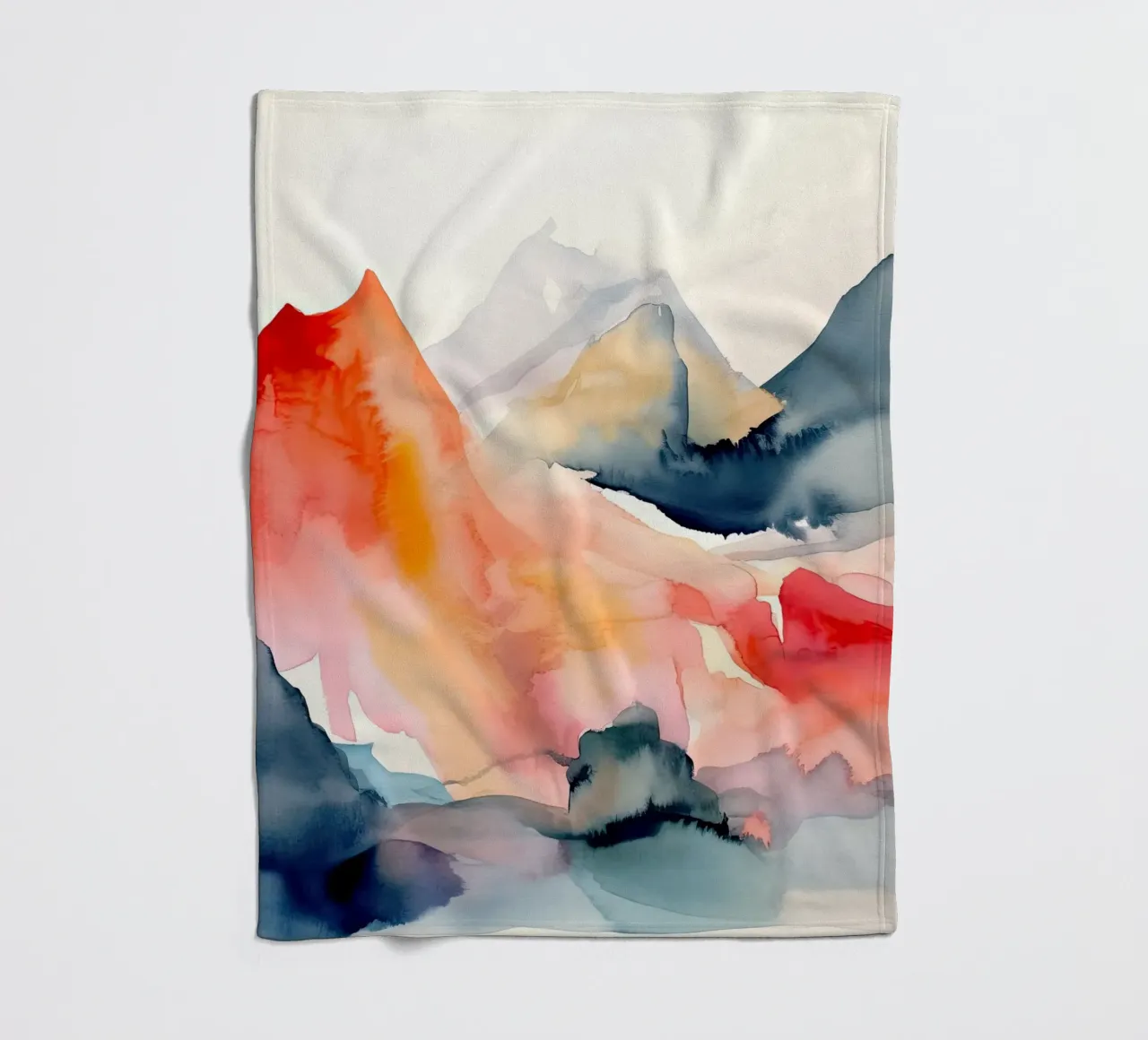 Bergflüstern Fleecedecke von DaarbyN