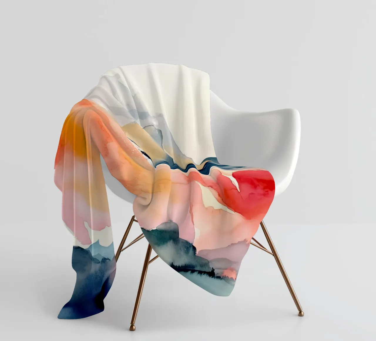 Bergflüstern Fleecedecke von DaarbyN