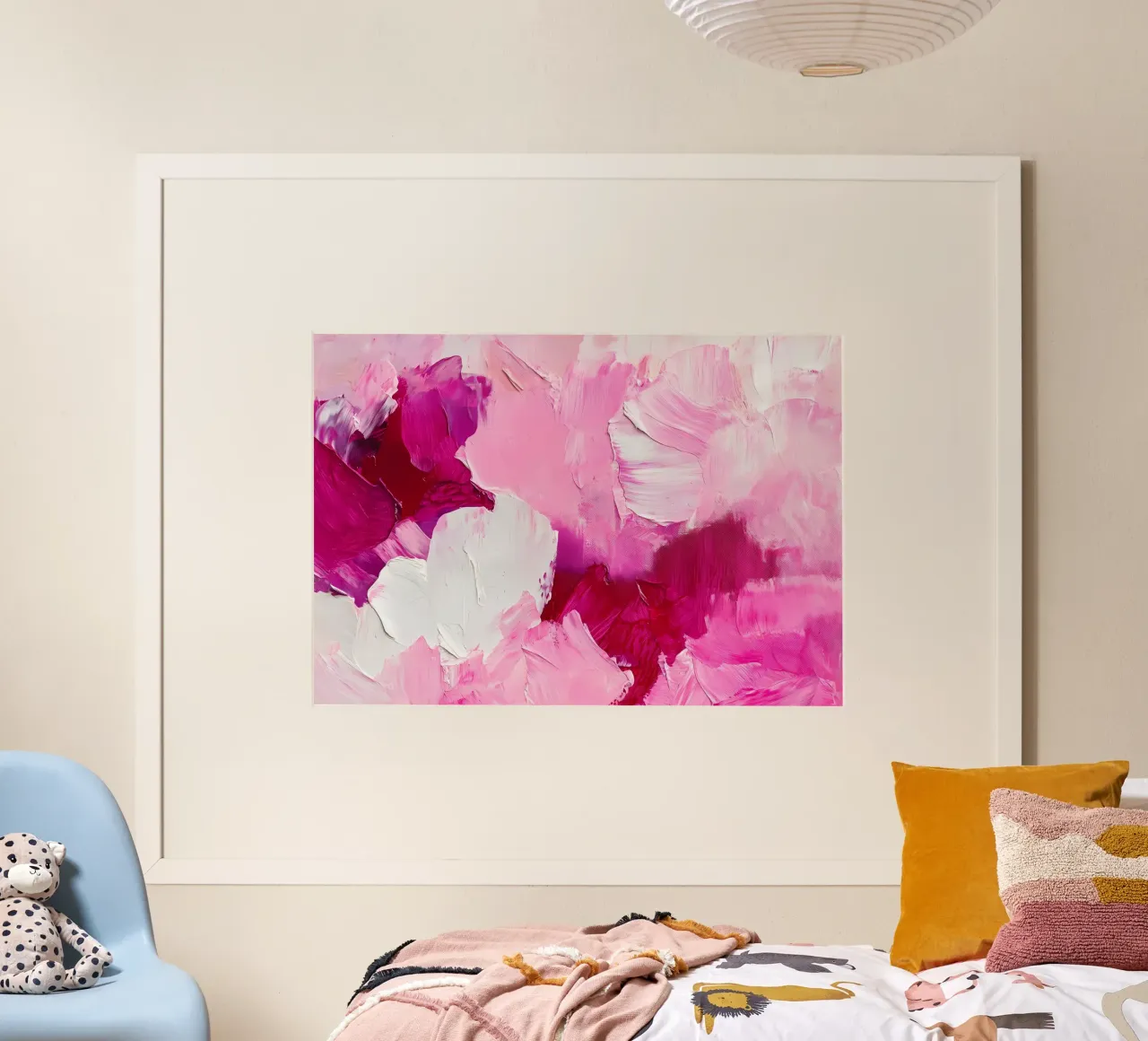 Abstract Pink Brush Strokes poster da IamHomeStudio
