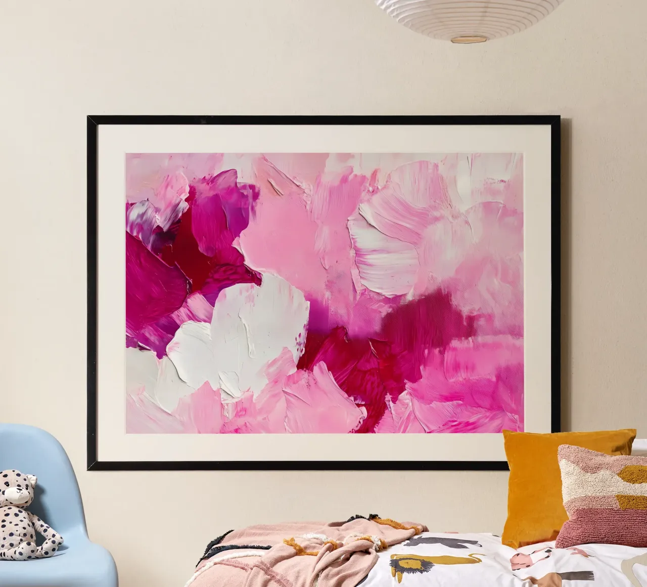Abstract Pink Brush Strokes poster da IamHomeStudio
