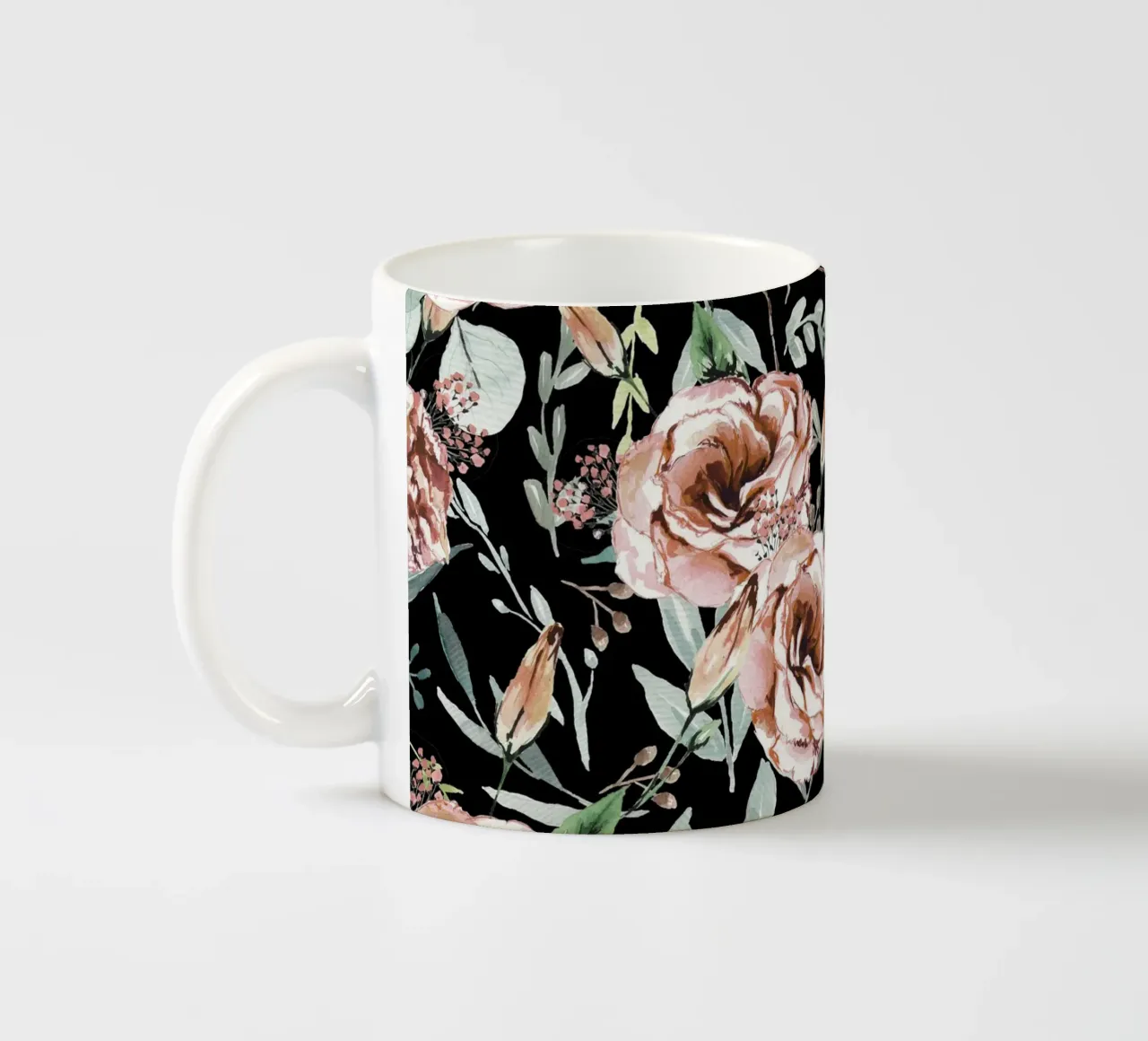 Floral Explosion tazza in ceramica da anisillustration