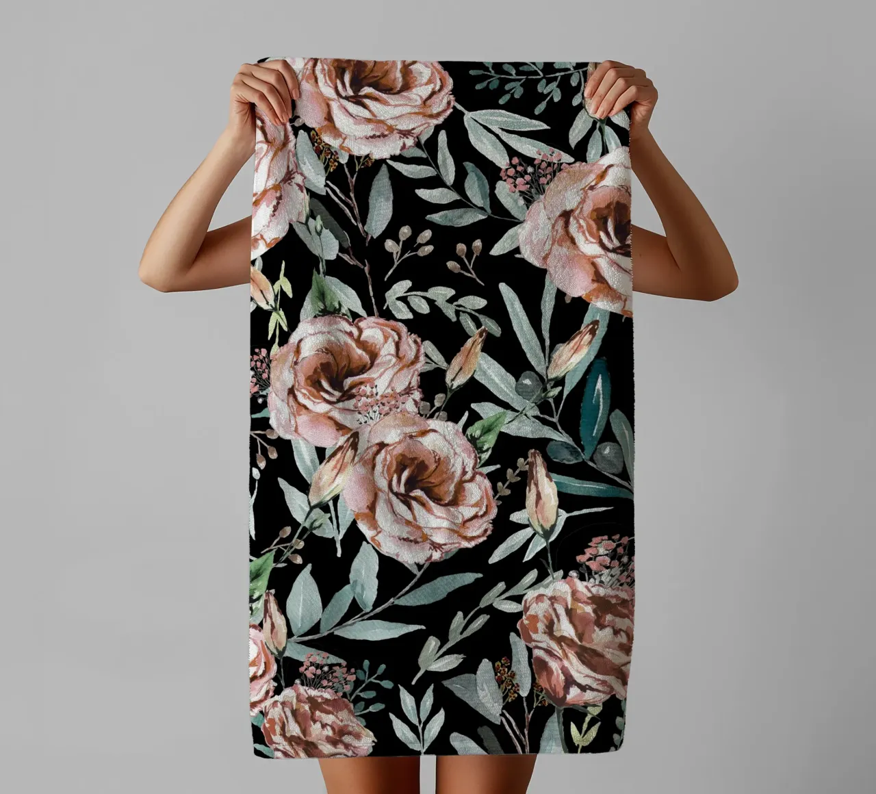 Floral Explosion asciugamano da bagno da anisillustration