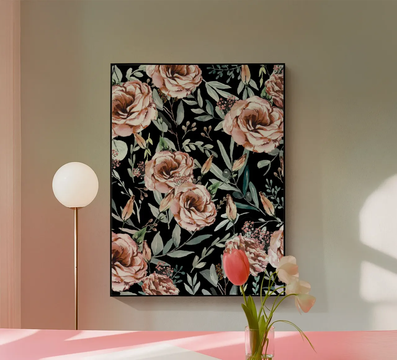 Floral Explosion acrylic glass by anisillustration