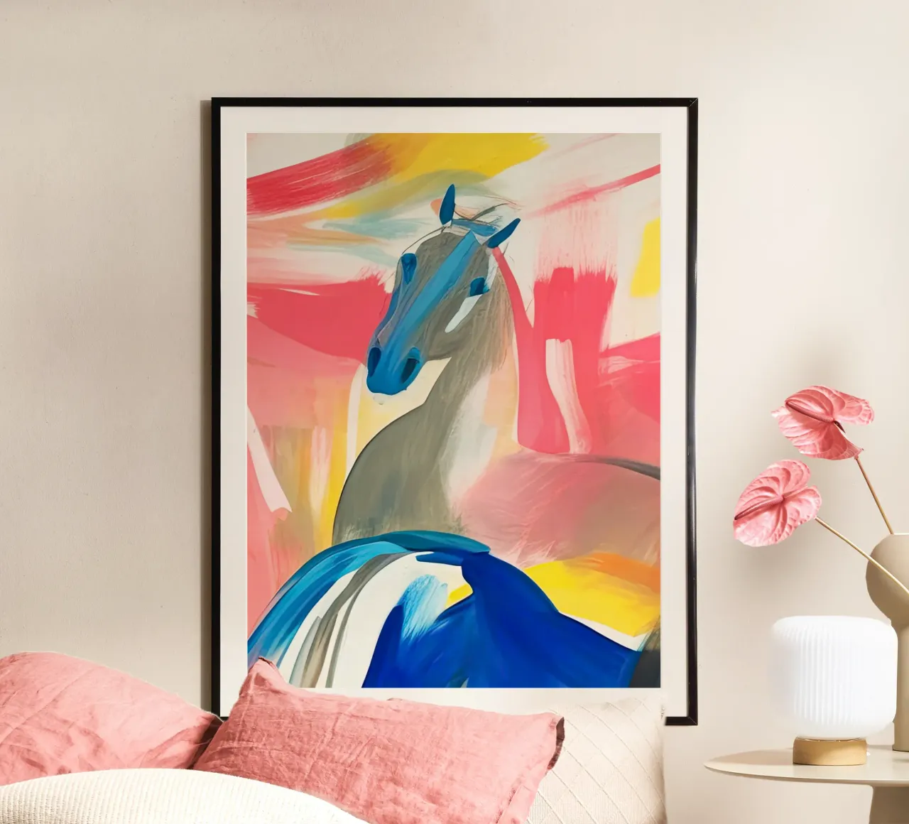 Grazia selvaggia poster con telaio in plastica da DaarbyN