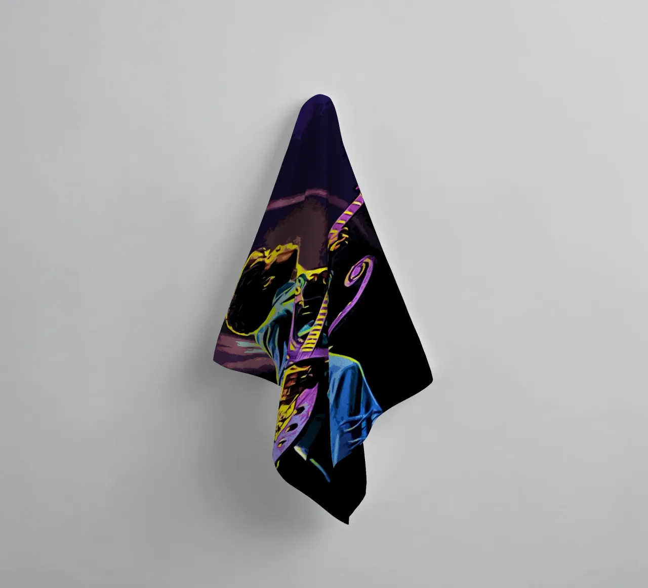 Prince digital art Kunst Handtuch von music soul