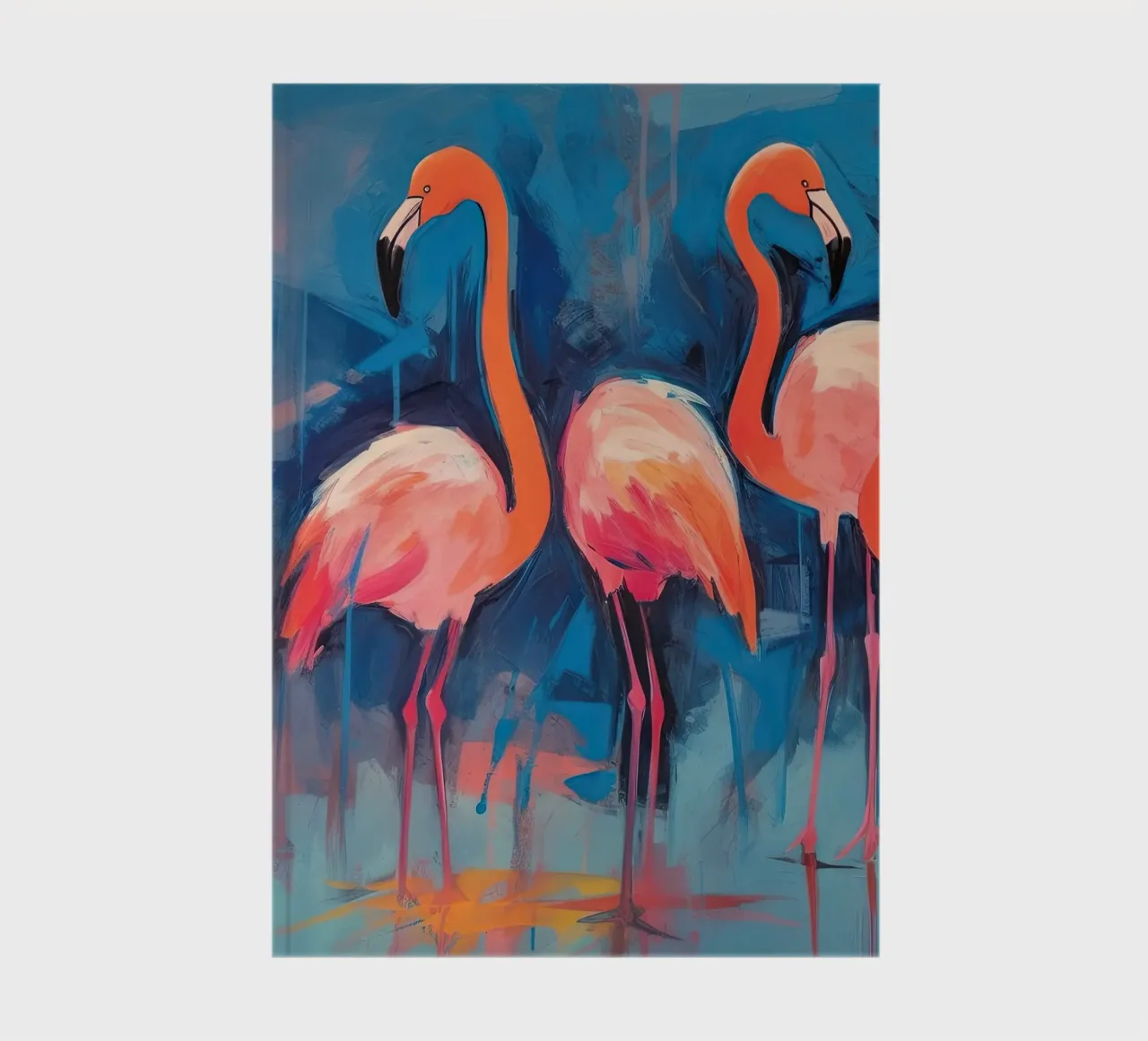 Flamingo-Vibes Notizbuch von DaarbyN