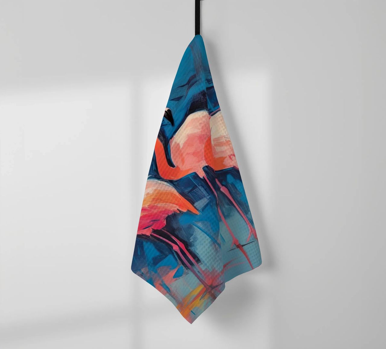 Flamingo-Vibes Geschirrtuch von DaarbyN
