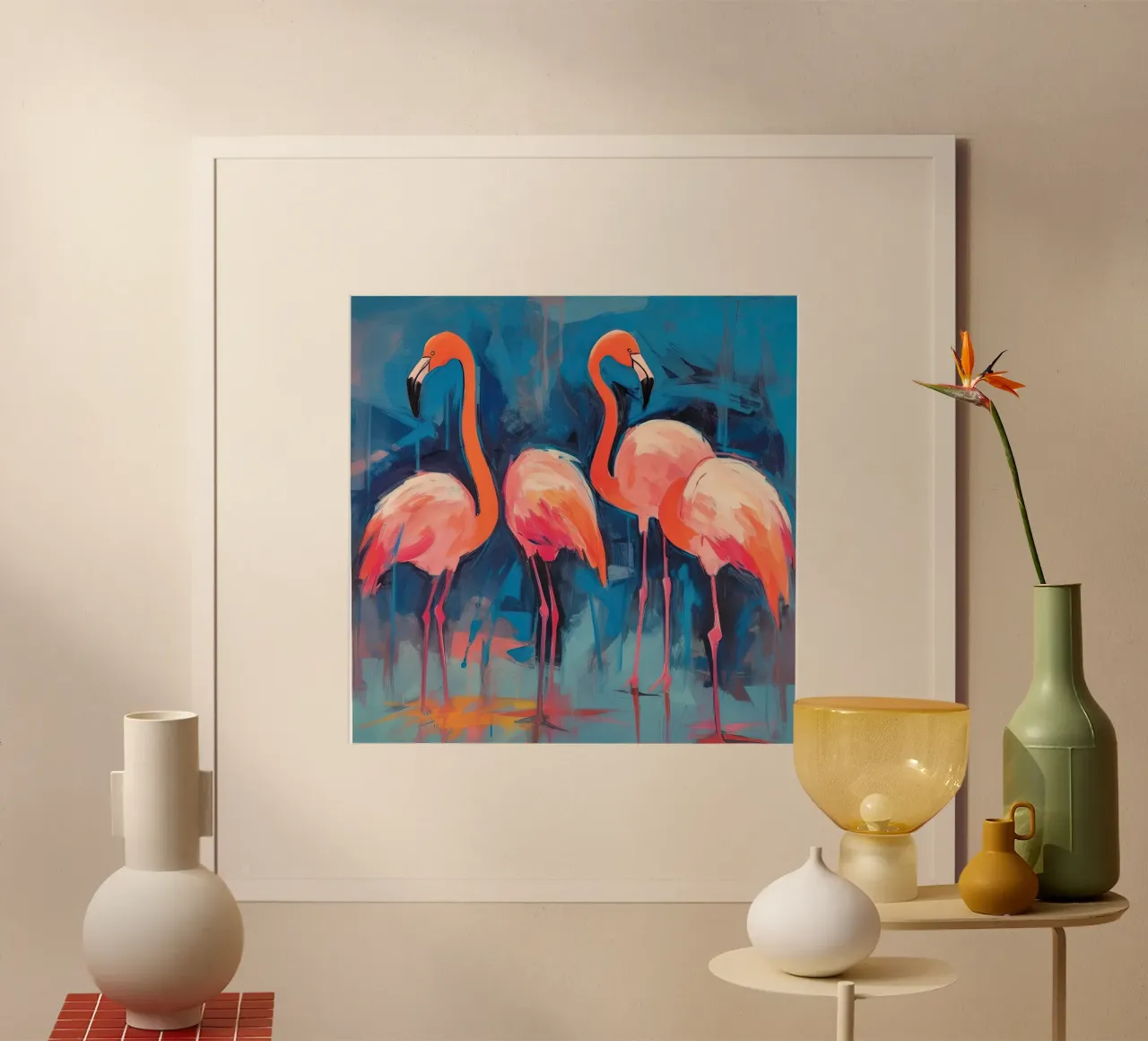 Flamingo vibes hahnemühle by DaarbyN