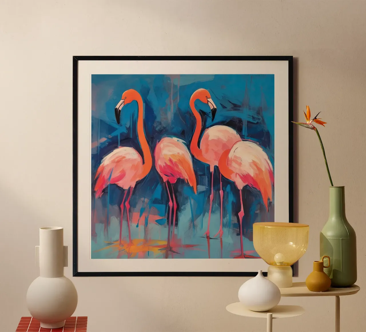 Flamingo vibes hahnemühle by DaarbyN