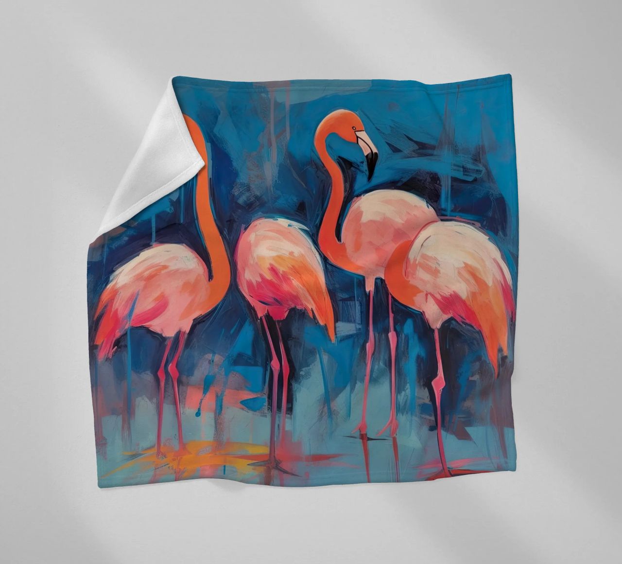 Flamingo-Vibes Fleecedecke von DaarbyN