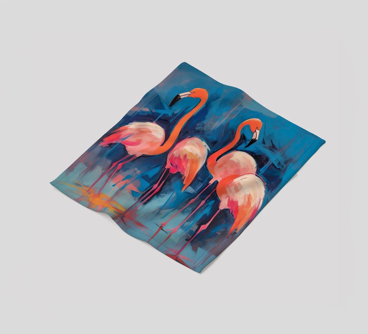 Flamingo-Vibes Fleecedecke von DaarbyN