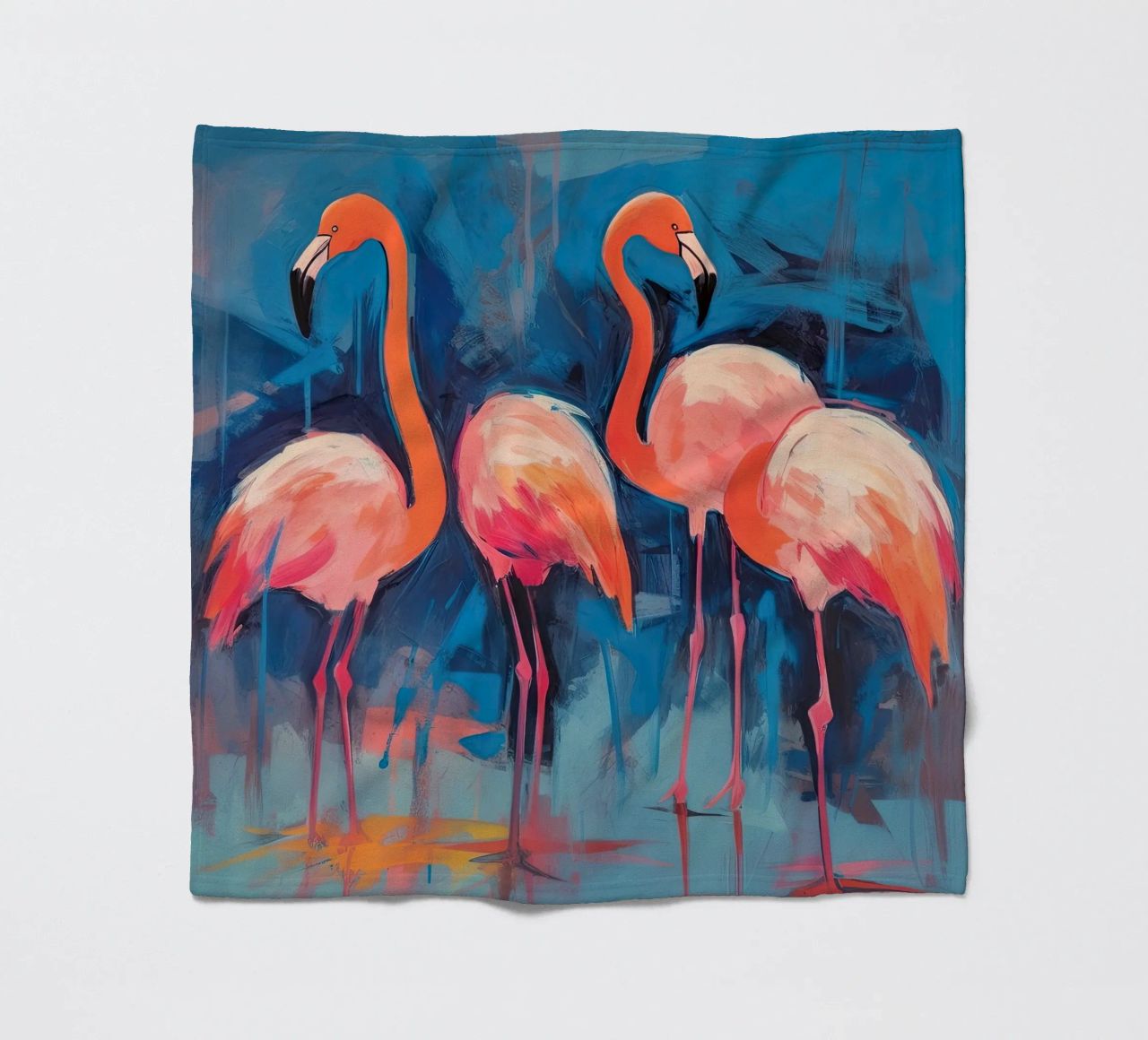 Flamingo-Vibes Fleecedecke von DaarbyN