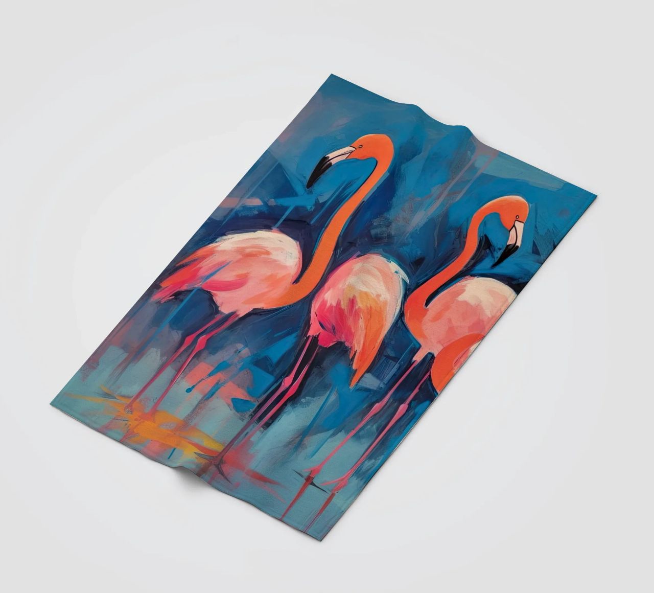 Flamingo-Vibes Fleecedecke von DaarbyN