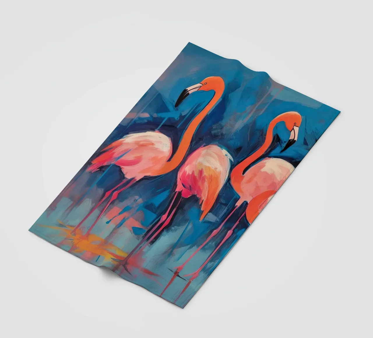 Flamingo-Vibes Fleecedecke von DaarbyN