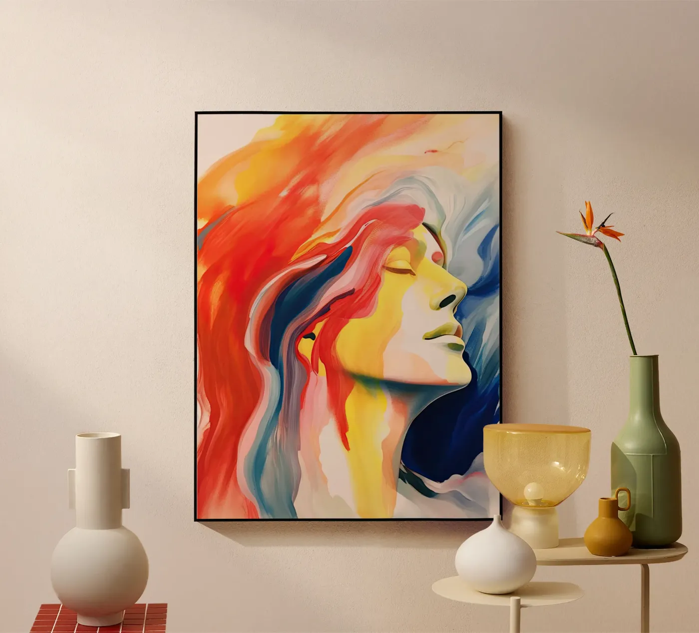 Muse abstraite plexiglas de DaarbyN