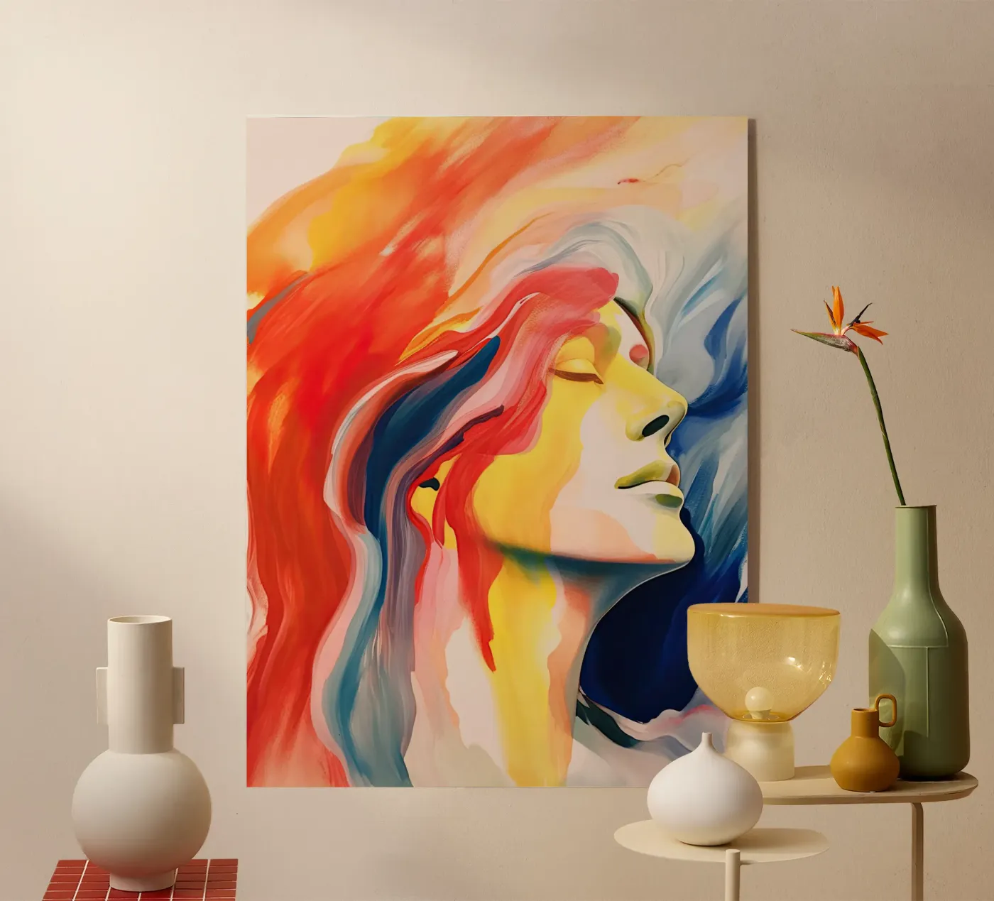 Muse abstraite plexiglas de DaarbyN