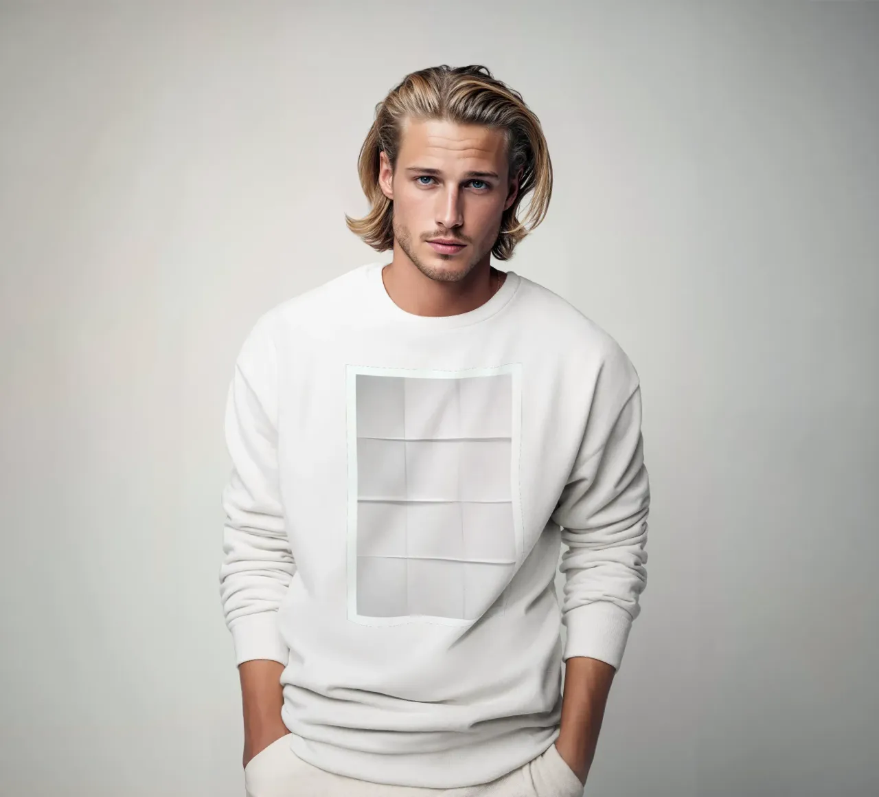 Paper Grid felpa da Studio Nahili