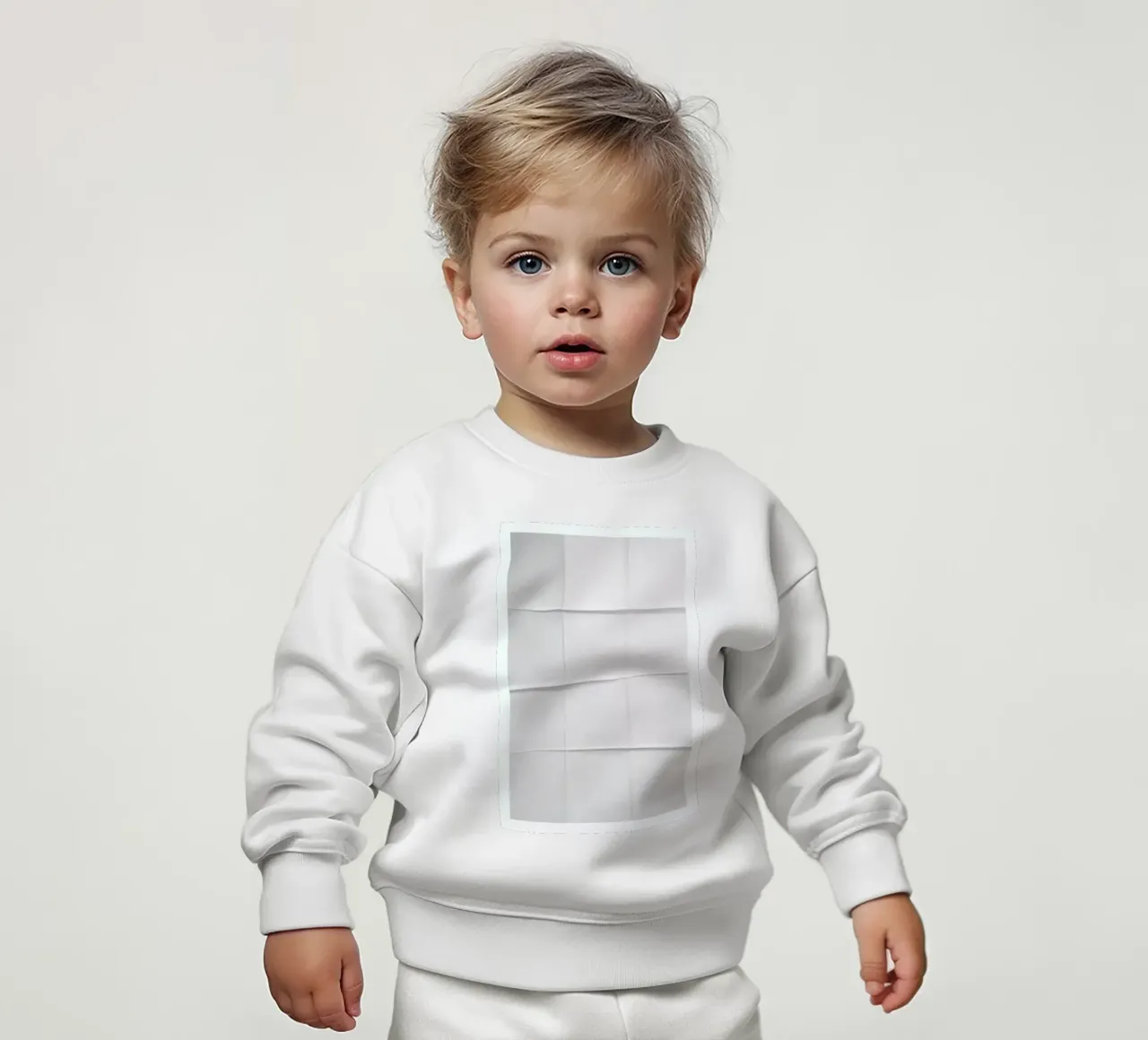 Paper Grid baby sweatshirt by Studio Nahili