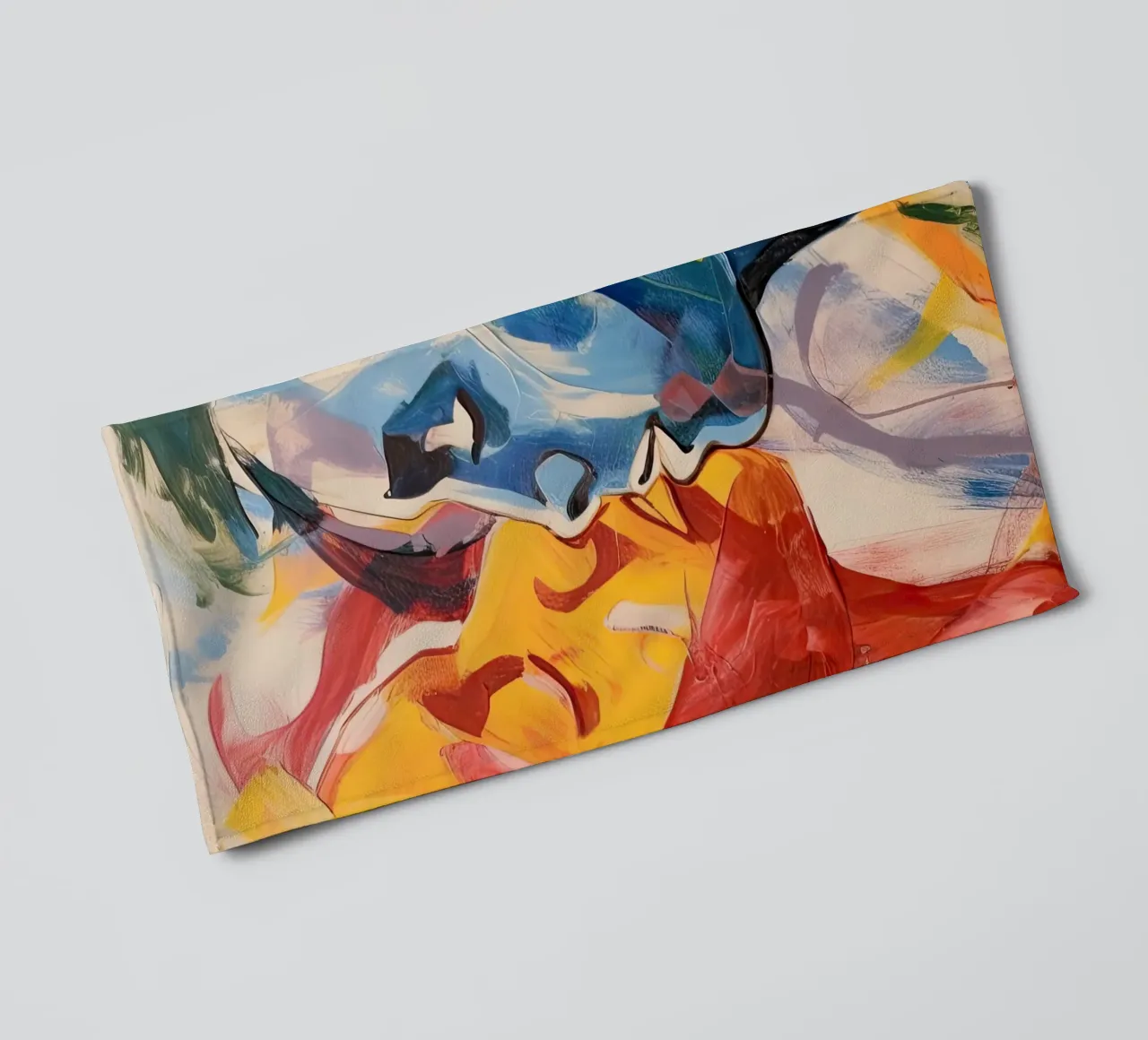 Il bacio dei colori asciugamano da bagno da DaarbyN