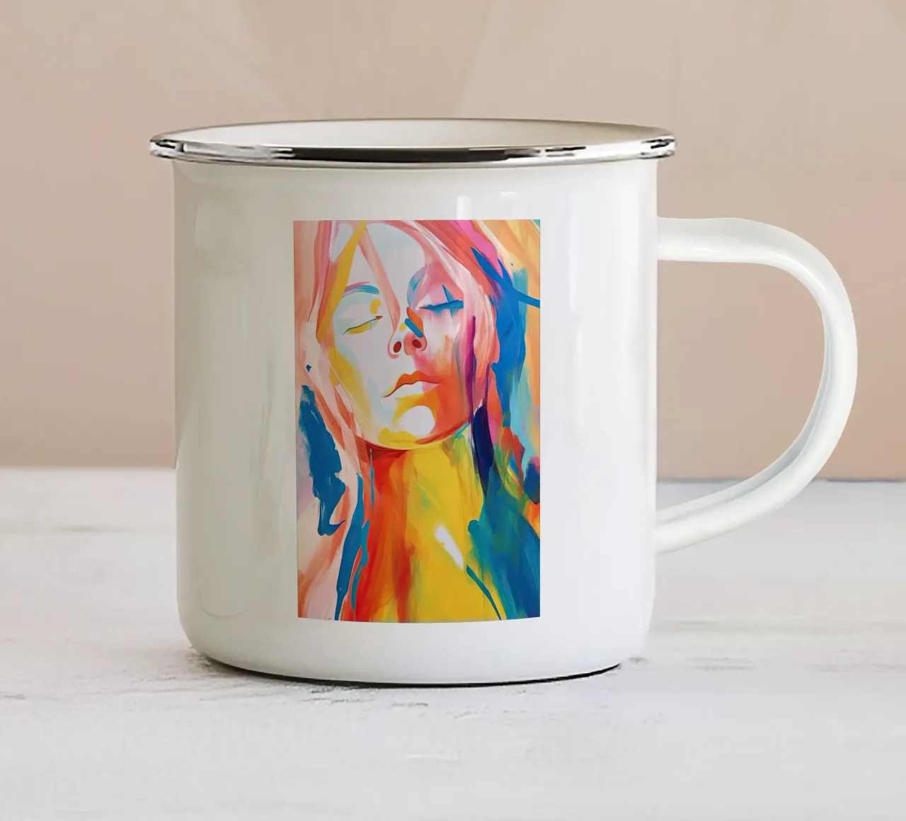 Sogno a colori tazza in smalto da DaarbyN