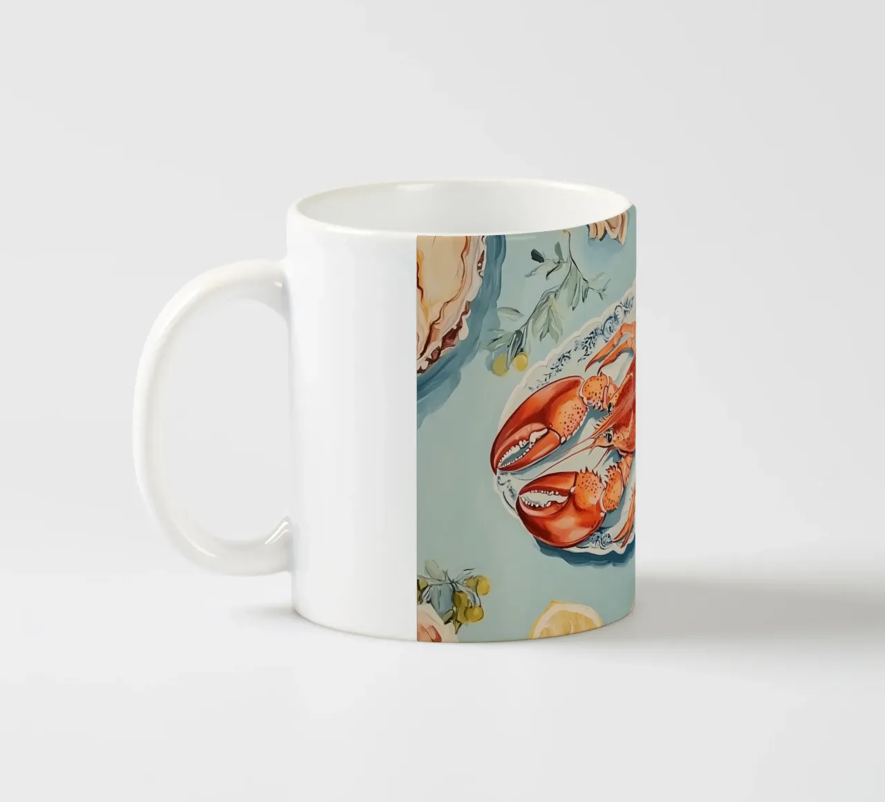 Gambero Rosso tazza in ceramica da Melloi Art Print