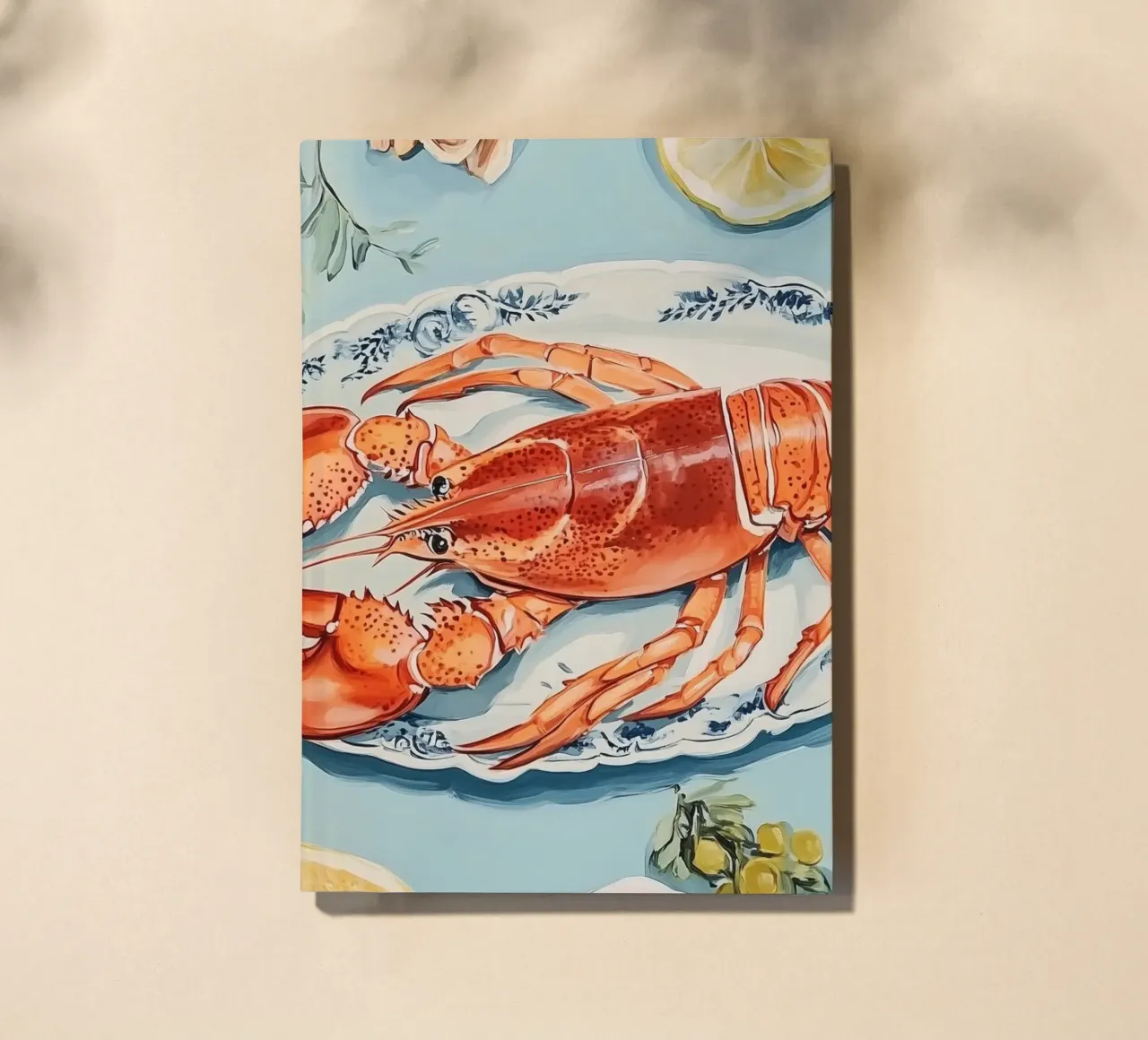 Red Lobster notebook by Melloi Art Print