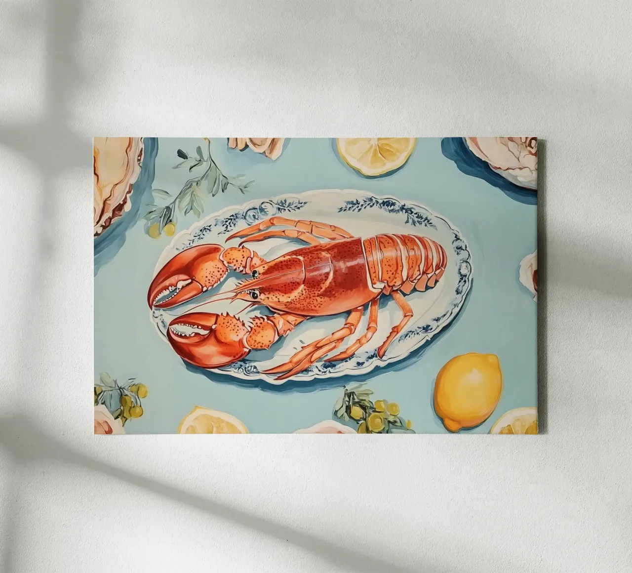 Kreeft canvas met Baklijst van Melloi Art Print