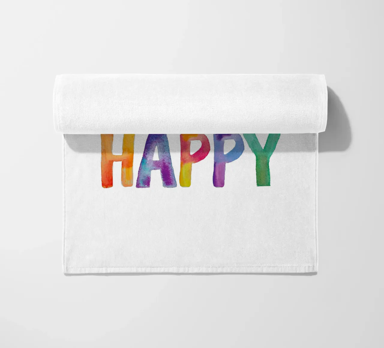 Wählen Sie Happy Strandtuch von THE MOTIVATED TYPE
