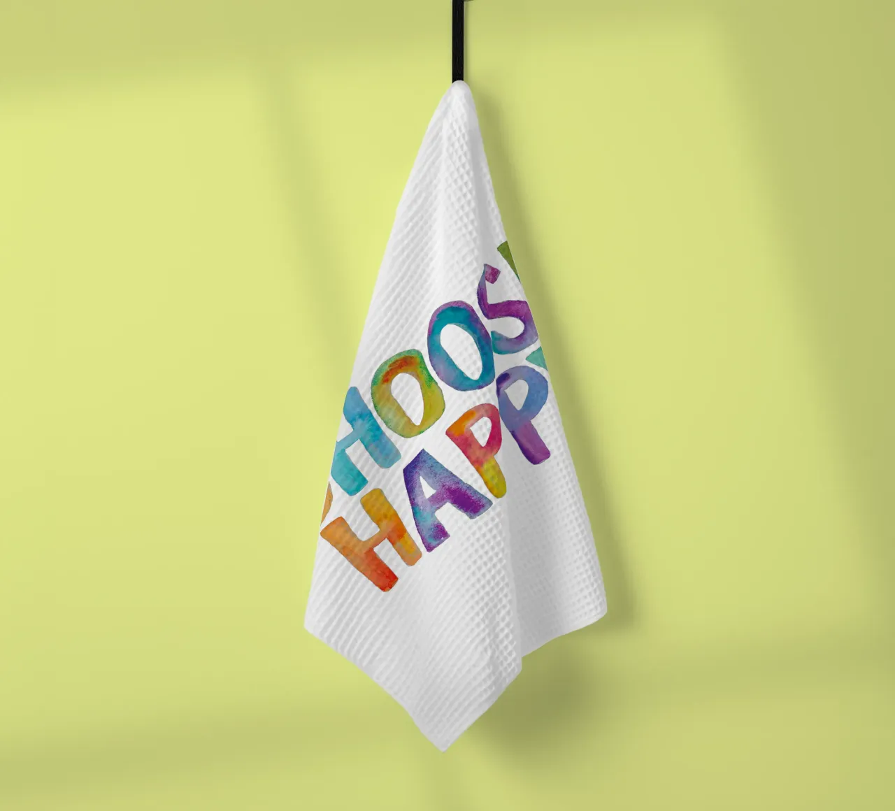 Wählen Sie Happy Geschirrtuch von THE MOTIVATED TYPE